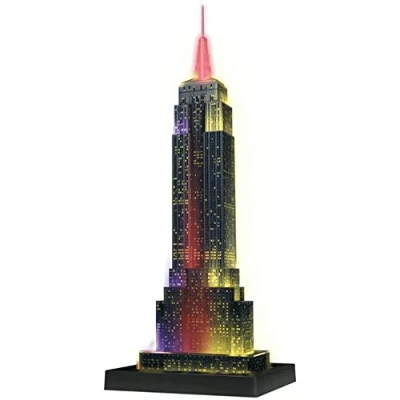 Image de Puzzle 3D 216p Empire State Building La Nuit Ravensburger