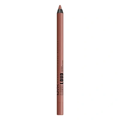 Image de NYX Professional Makeup Crayon à Lèvres Mat, Sans transfert, Waterproof, Bavure, Longue Tenue, Line Loud, 06 Ambition Statement