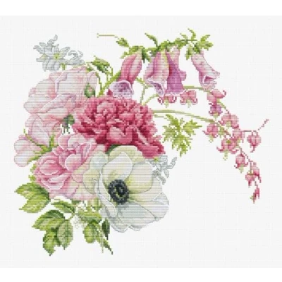 Afbeelding van Luca S Spring Bouquet borduren (pakket) B7018