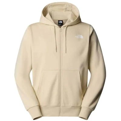 Afbeelding van The North Face Simple DOME Sweater met rits, Heren, Maat: Small, Gravel