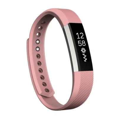 Afbeelding van Fitbit Alta siliconen bandje, Maat: Large, Lengte: 22CM Roze