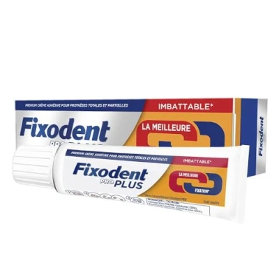 Afbeelding van FIXODENT Pro Plus Duo Action 40g / crème adhésive/ zelfklevende Kleefpasta
