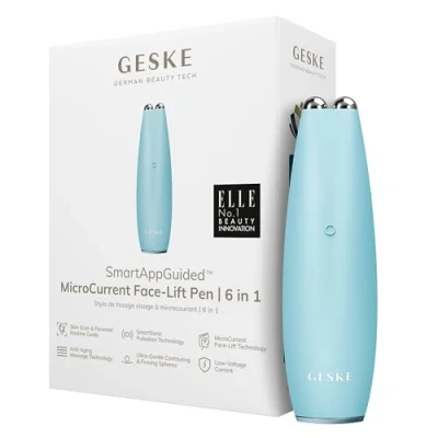 Afbeelding van GESKE SmartAppGuided™ MicroCurrent Face Lift Pen 6 in 1 Tools voor huidverzorging Anti aging apparaat Facelift Jonge huid zonder rimpels Gezichtsapparaat