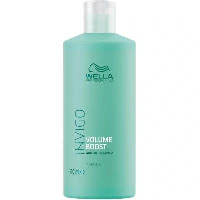 Afbeelding van Wella Invigo Volume Boost Crystal Mask 500ml Haibu by Kapperskorting.com