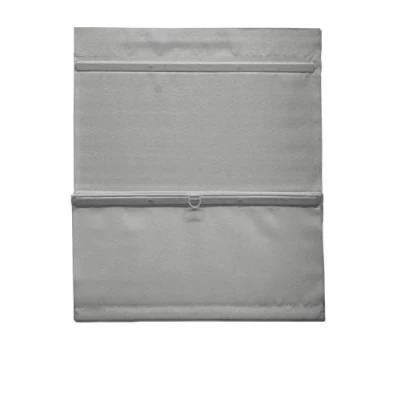 Afbeelding van GARDINIA Easyfix verduisterend rolgordijn zonder boren, magnetisch, met klittenband, plooigordijn, ondoorzichtig, grijs, 80 x 140 cm (b h)