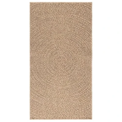 Afbeelding van Vloerkleed 80x150 cm voor binnen en buiten jute look