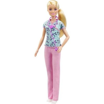 Afbeelding van Barbie Krankenschwester Puppe Pop voor kinderen, Maat: One Size, Rosa