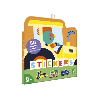 Afbeelding van Janod Grote Voertuigstickers x50