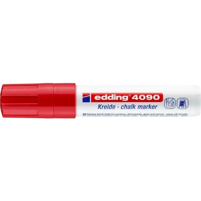 Afbeelding van edding 4090 kalk marker / window rood 1ST 4 15 mm 4090002