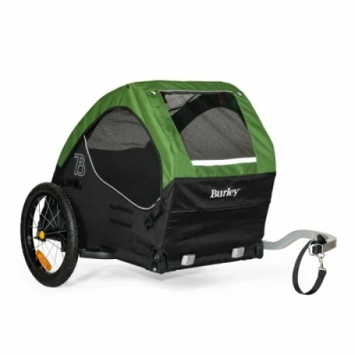 Afbeelding van Burley Tail Wagon Hondenfietskar Groen/Zwart