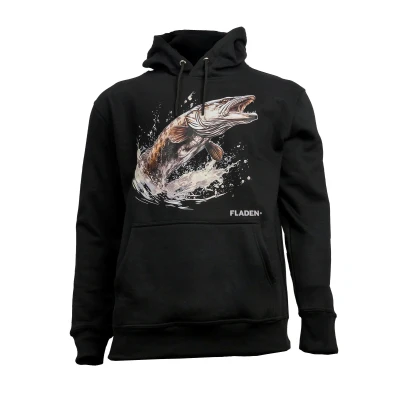 Afbeelding van Fladen Hoodie Pike Hunter L Vis trui