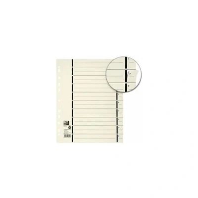 Image de Oxford Intercalaires avec perforation, format A4 extra large