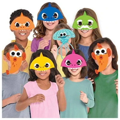 Afbeelding van Pinkfong Gezichtsmaskers Baby Shark Junior Papier One size 8 Stuks