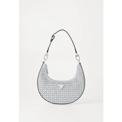 Afbeelding van Guess LUA Small HOBO Schoudertas silvercoloured, Dames, Maat: One Size, Silver coloured