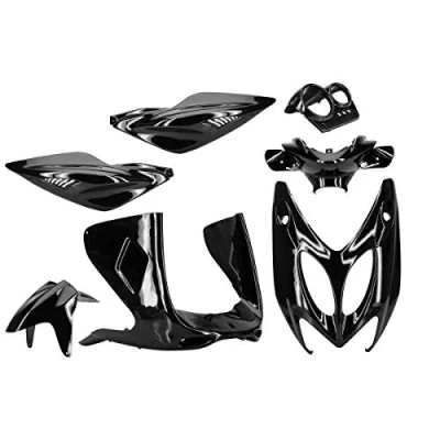 Afbeelding van TNT CARROSSERIE KIT ADAPT. NITRO/AEROX ZWART METAL 1997 2012 (7 delige set)
