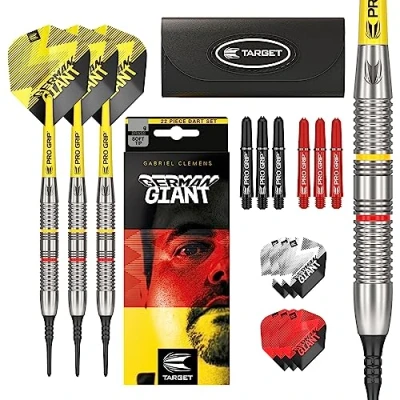 Afbeelding van Target Gabriel Clemens Brass Set 22 Pieces Soft Tip Darts
