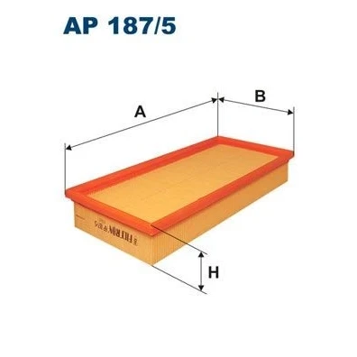 Afbeelding van FILTRON AP 187/5 Luchtfilter 49 142 294 Filter insert MG: MGF Convertible, MG TF Convertible