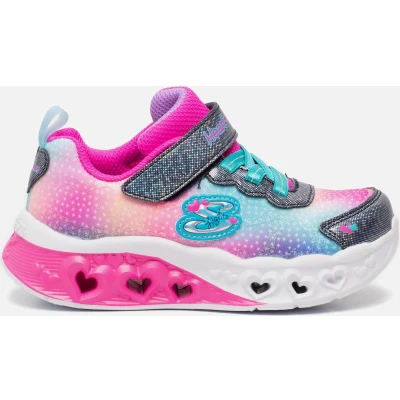 Afbeelding van Skechers Simply Love Basketmeisje Drijvende Hartvormige Lichten, Navy synthetisch mesh