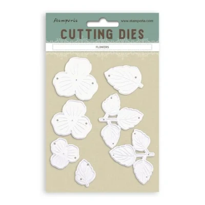 Afbeelding van Stamperia Flowers A6 Cutting Dies (SFT01)