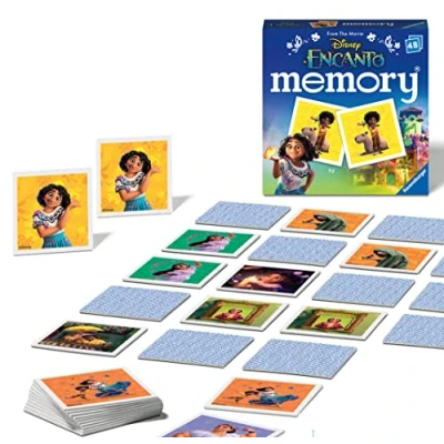 Afbeelding van Ravensburger Mini Memory Encanto, geheugenspel voor familie, 48 kaarten, aanbevolen leeftijd 3+