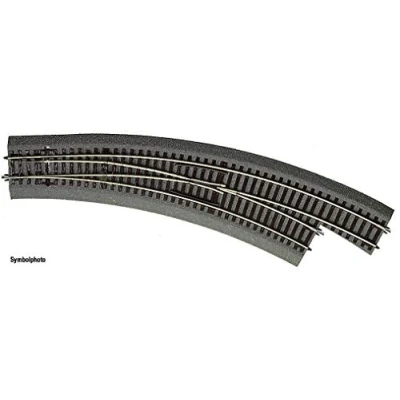 Afbeelding van H0 RocoLine (met ballastbed) 42573 Gebogen wissel 1 stuk(s)