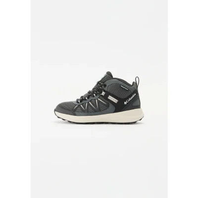 Afbeelding van Columbia Youth Peakfreak RUSH Unisex Korte laarzen voor kinderen, Maat: 37, Black/grey Leer en textiel