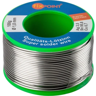 Afbeelding van Premium loodvrije soldeertin 1mm 100g