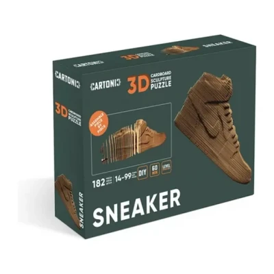 Afbeelding van CARTONIC Sneakers 3D puzzel Speelgoed DIY Creatief Karton Kinderen en volwassen
