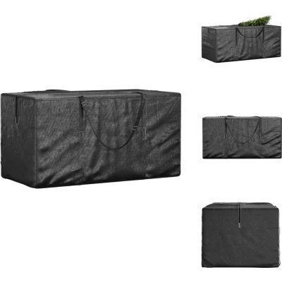 Afbeelding van Opbergtas voor kerstbomen 150x75x75 cm polyetheen zwart