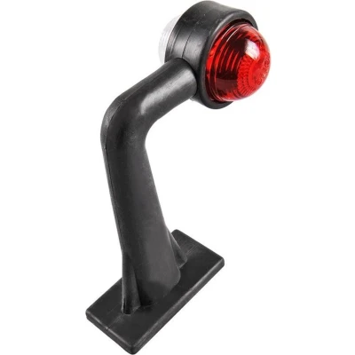 Afbeelding van Benson Breedtelamp Rubber Haaks 185 mm Rood en Wit