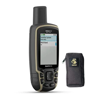 Afbeelding van Garmin 010 02451 01 GPSMAP 65 GPS navigatieapparaat voor buiten, draagbaar, met transportkoffer