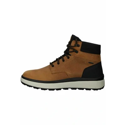 Afbeelding van Geox Veterboots, Heren, Maat: 42, Ochre c Nubukleer/ textiel