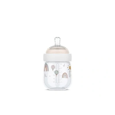 Afbeelding van Mepal Mio babyfles 165 ml Anti koliek Spiraalontwerp voorkomt verstopping Soliconen van medische kwaliteit Sunshine &amp; Rainbow