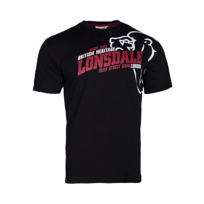 Afbeelding van Lonsdale T shirt met trägerhemd Walkey voor heren, Zwart (schwarz)