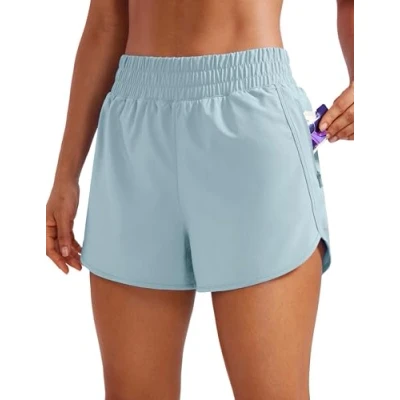 Afbeelding van CRZ YOGA Hardloopshorts voor dames, dolfijn, hoge taille, sneldrogend