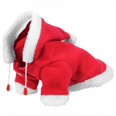 Afbeelding van QHP Kerst Hondendeken rood maat:35