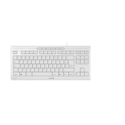 Image de CHERRY STREAM Clavier TKL USB AZERTY Français commutateur : SX gris pâle