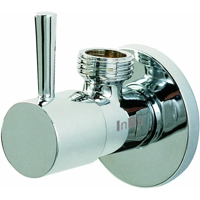Afbeelding van Clou InBe design hoekstopkraan type 1 rond chroom
