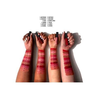 Afbeelding van Nyx Professional Makeup SOFT Matte LIP Cream Vloeibare lippenstift, Dames, Maat: 8 ml, 2 stockholm