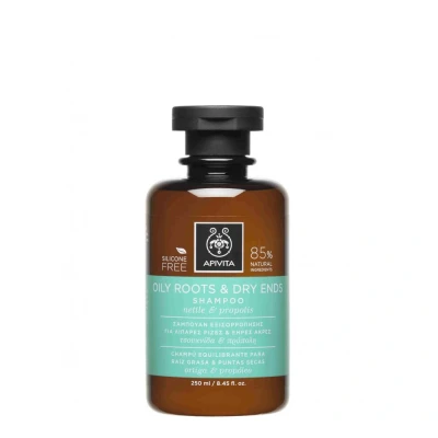 Afbeelding van Apivita Shampooing Soin des cheveux Shampoing pointes sèches et racines grasses