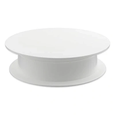 Afbeelding van Taartplateau Wit Draaibaar Ø31,5x8,5cm