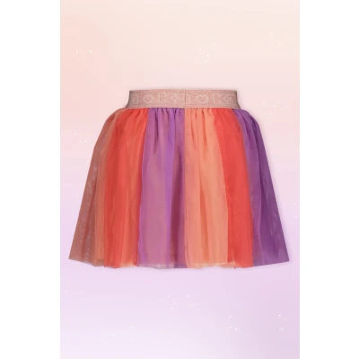 Afbeelding van Kinder K3 Resa Rok Roze / Paars Peach Maat 98 B.Nosy