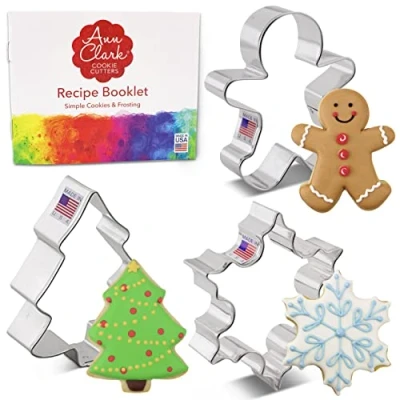 Afbeelding van Ann Clark Cookie Cutters 3 stuks kerstkoekjessnijders