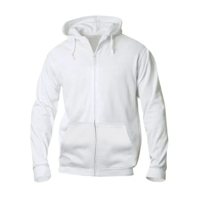 Afbeelding van Clique Basic Hoody Full Zip 021034 Wit