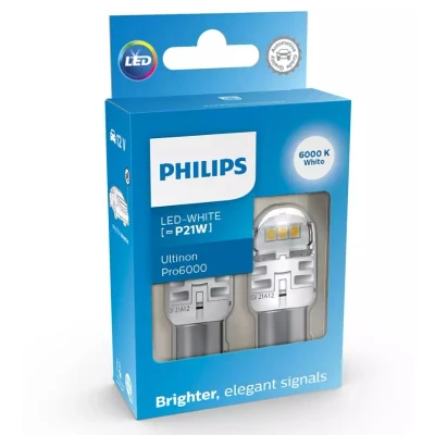 Afbeelding van Philips P21W LED Retrofit Wit 12V 2 Stuks