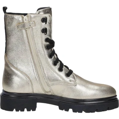 Afbeelding van Sub55 Veterschoen hoog Goudkleur Maat 37
