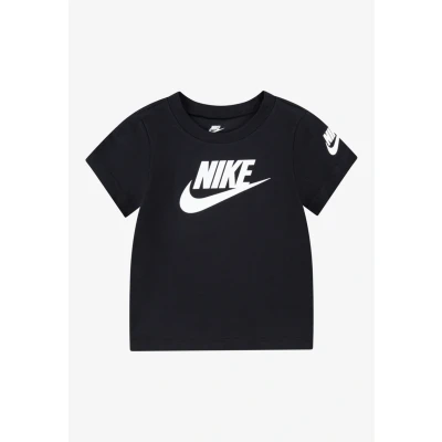 Afbeelding van Nike Sportswear Futura Evergreen TEE Unisex Tshirt print voor kinderen, Maat: 80/86, Black/white