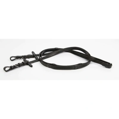 Afbeelding van Harry&#039;s Horse Teugels Sensitive Soft Leder Stops Zwart Full