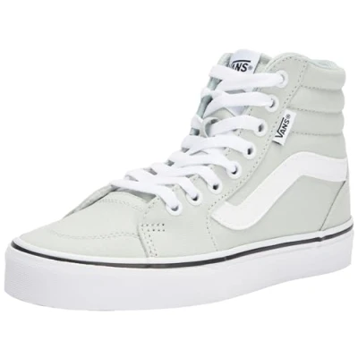 Afbeelding van Vans Filmore Hi Damessneakers, Licht aqua canvas