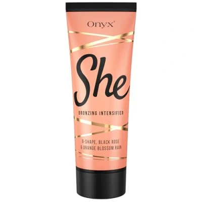 Afbeelding van Onyx She Solarium bruiningsversneller voor vrouwen Solariumcosmetica met bronzer en anti cellulitisolie